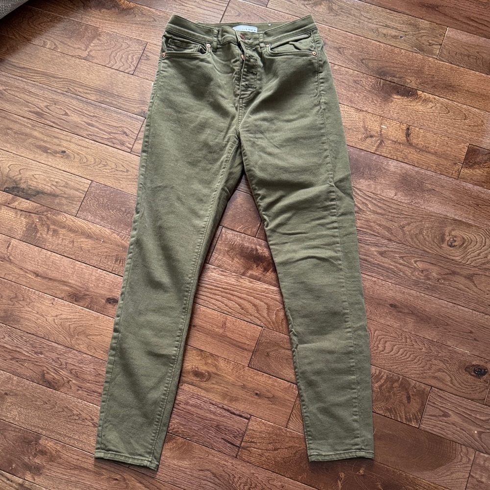 LOFT Olive Skinny Jeans